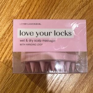 Lemon Lavender Pink Scalp Massager